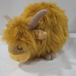 Squishable Mini Scottish Highland Cow Stuffed Plush Toy EUC 9”
